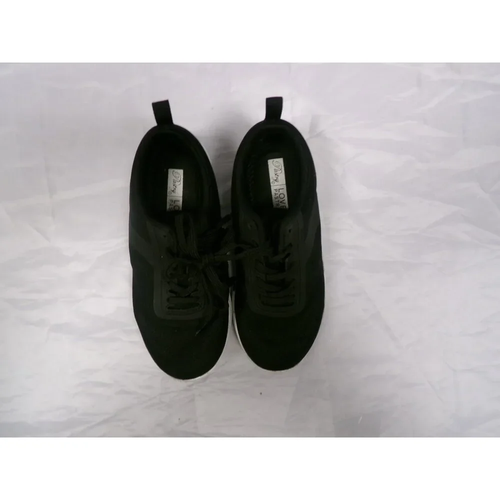 Pre-Owned Dance Hip Hop Shoes Pastry Trainer Kids 1M Sneakers Canvas Lace Up Ru